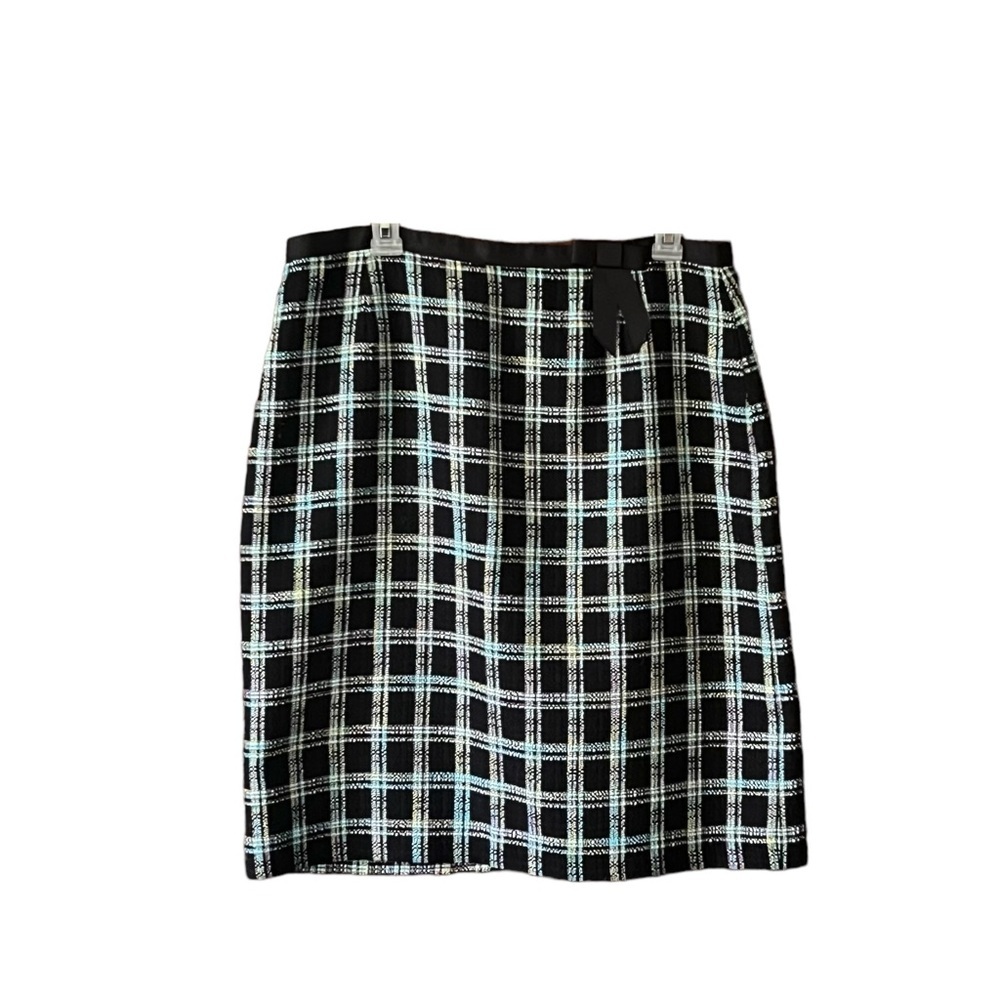 Vintage Requirements Plaid lined skirt